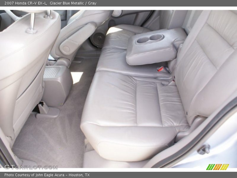 Glacier Blue Metallic / Gray 2007 Honda CR-V EX-L