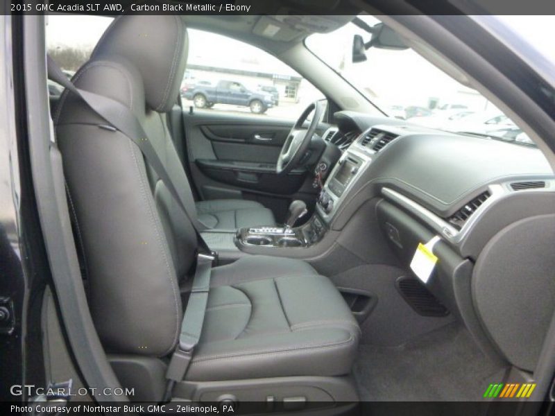 Carbon Black Metallic / Ebony 2015 GMC Acadia SLT AWD