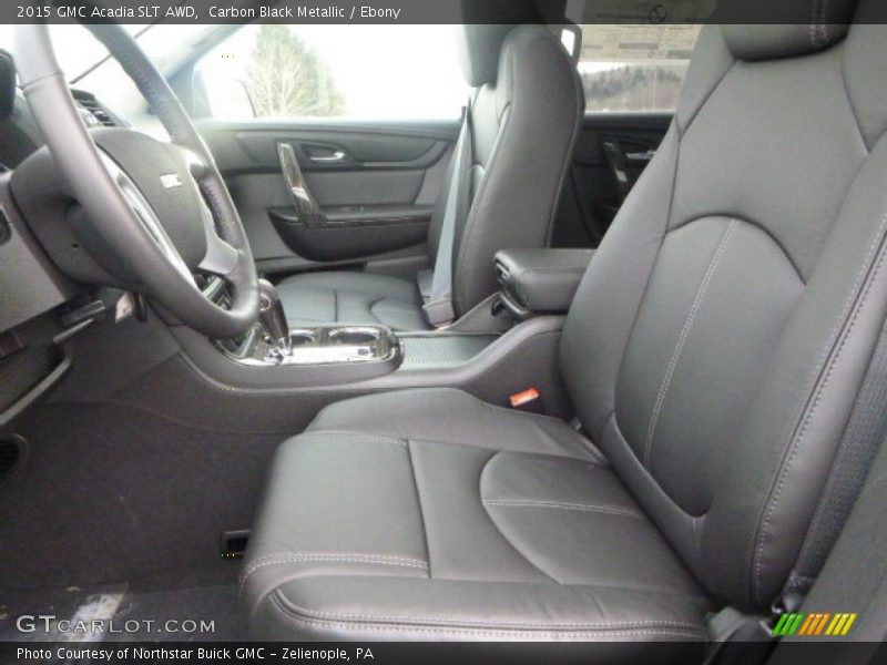 Carbon Black Metallic / Ebony 2015 GMC Acadia SLT AWD
