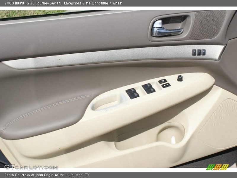 Lakeshore Slate Light Blue / Wheat 2008 Infiniti G 35 Journey Sedan