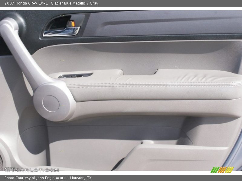 Glacier Blue Metallic / Gray 2007 Honda CR-V EX-L