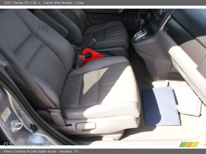 Glacier Blue Metallic / Gray 2007 Honda CR-V EX-L