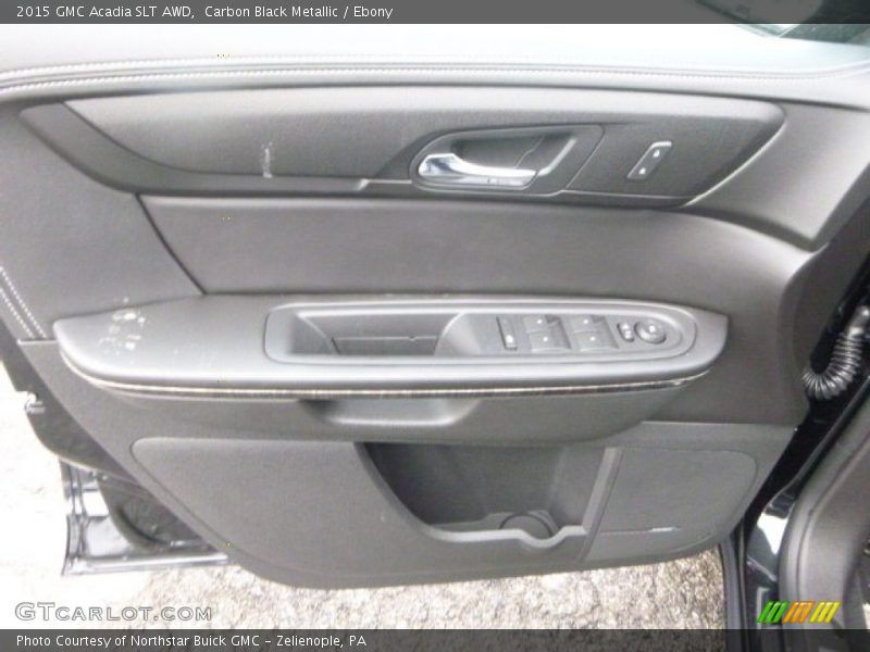 Carbon Black Metallic / Ebony 2015 GMC Acadia SLT AWD