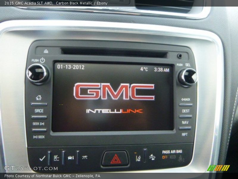 Carbon Black Metallic / Ebony 2015 GMC Acadia SLT AWD