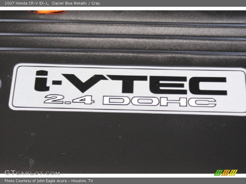 Glacier Blue Metallic / Gray 2007 Honda CR-V EX-L