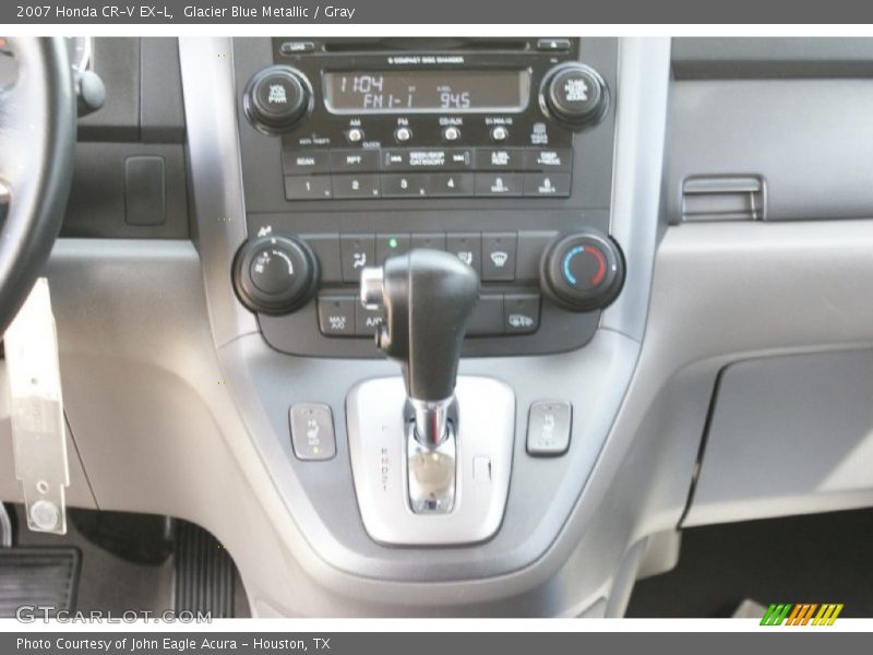 Glacier Blue Metallic / Gray 2007 Honda CR-V EX-L