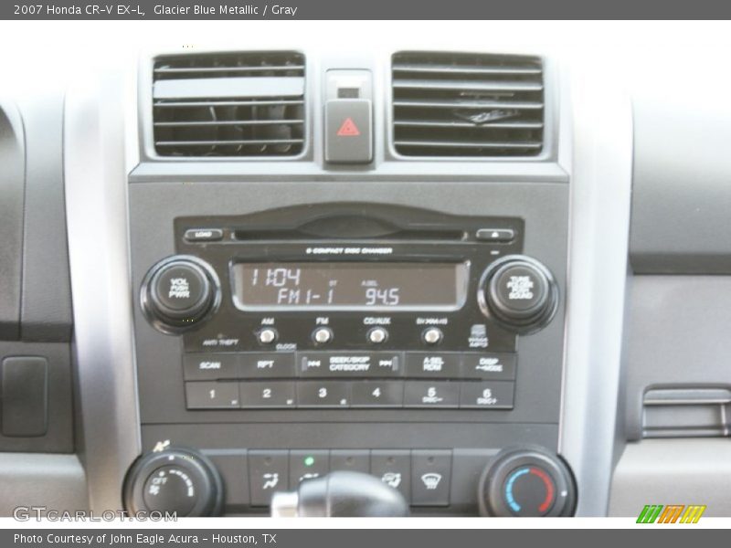 Glacier Blue Metallic / Gray 2007 Honda CR-V EX-L