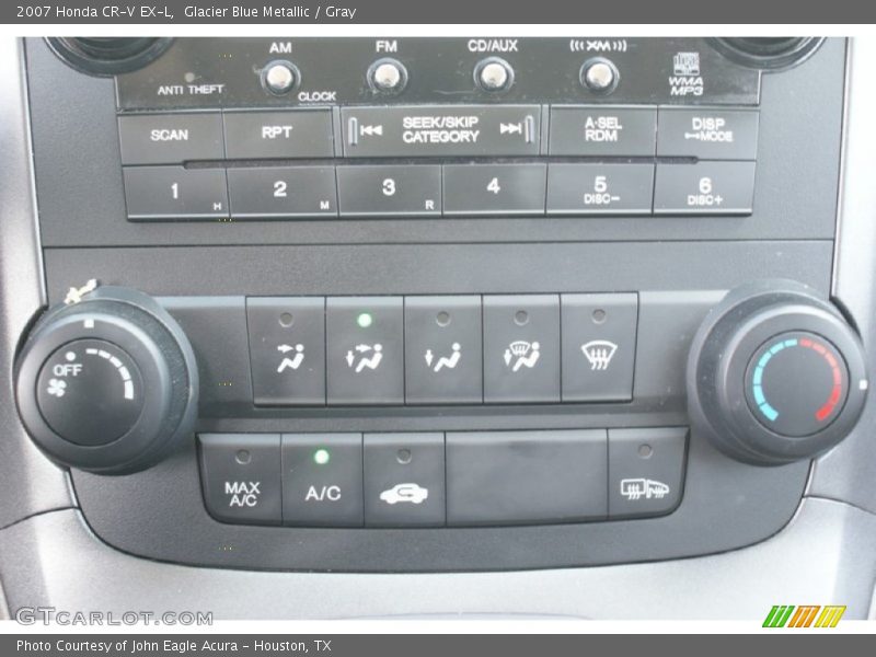 Glacier Blue Metallic / Gray 2007 Honda CR-V EX-L