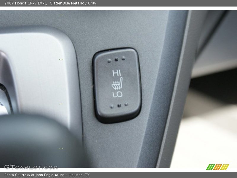 Glacier Blue Metallic / Gray 2007 Honda CR-V EX-L