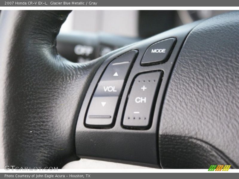 Glacier Blue Metallic / Gray 2007 Honda CR-V EX-L