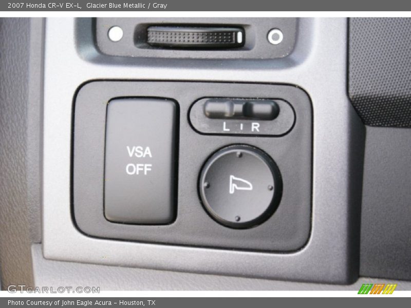 Glacier Blue Metallic / Gray 2007 Honda CR-V EX-L