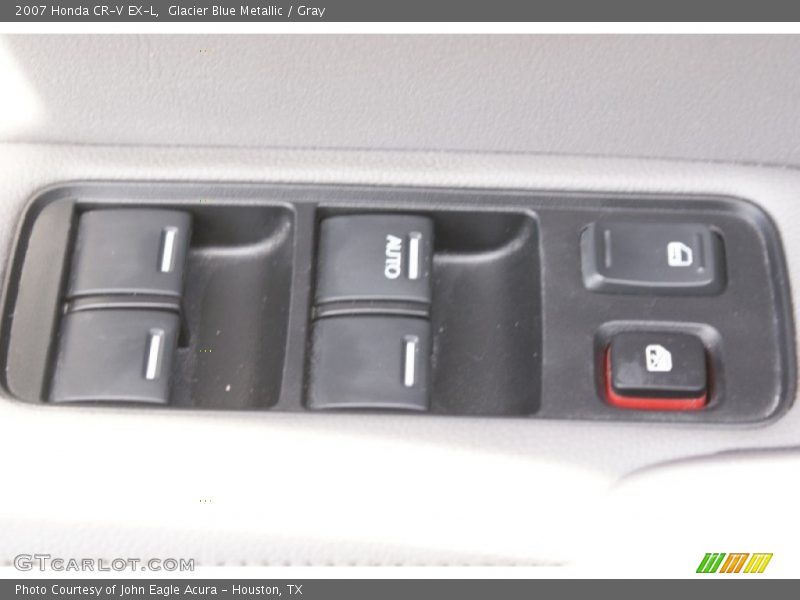 Glacier Blue Metallic / Gray 2007 Honda CR-V EX-L