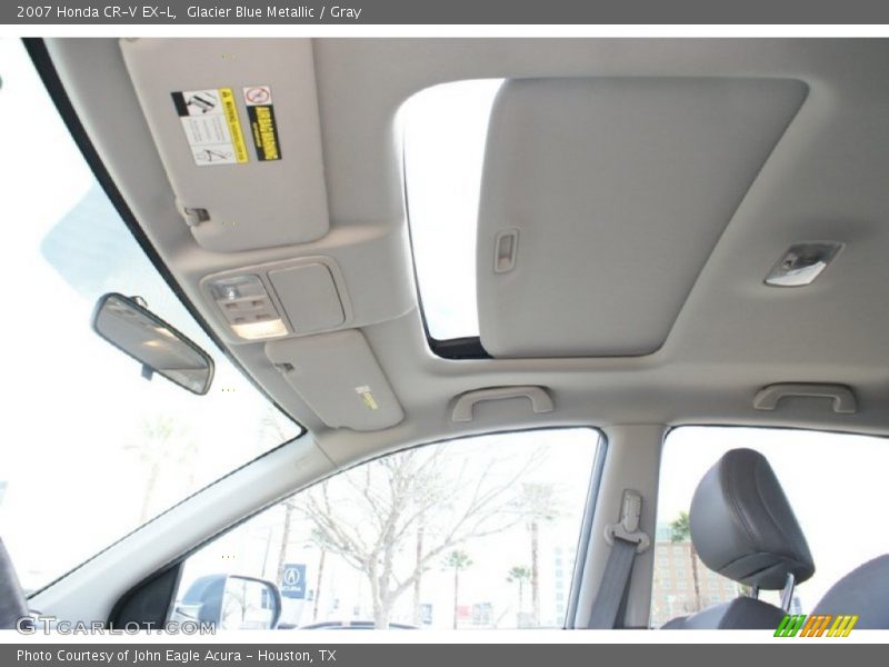 Glacier Blue Metallic / Gray 2007 Honda CR-V EX-L