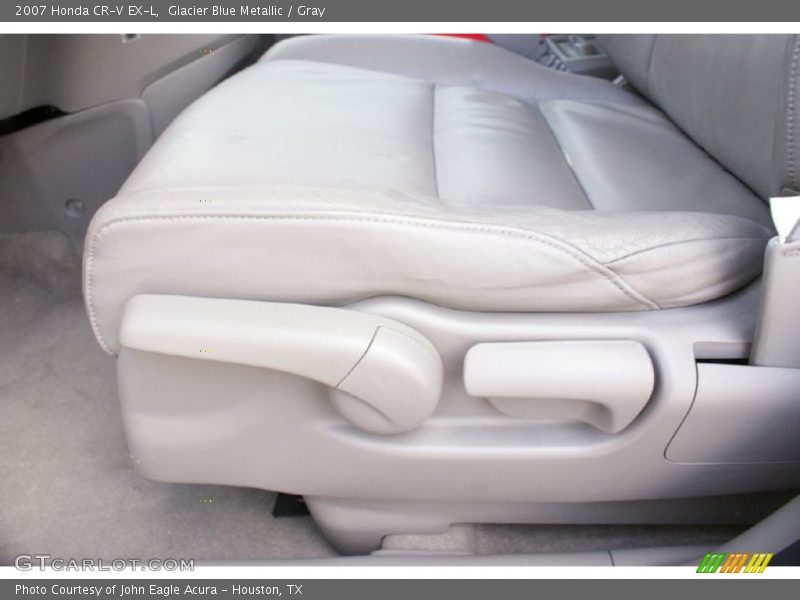 Glacier Blue Metallic / Gray 2007 Honda CR-V EX-L