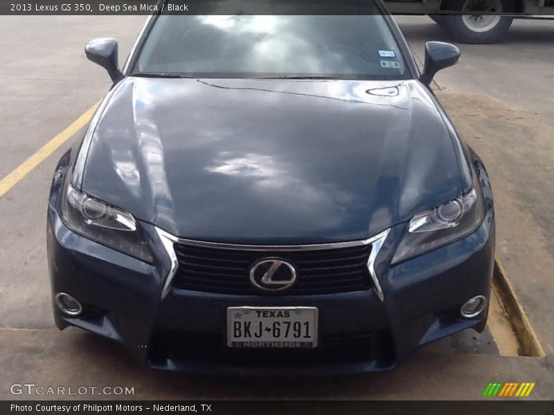 Deep Sea Mica / Black 2013 Lexus GS 350