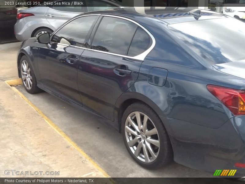 Deep Sea Mica / Black 2013 Lexus GS 350