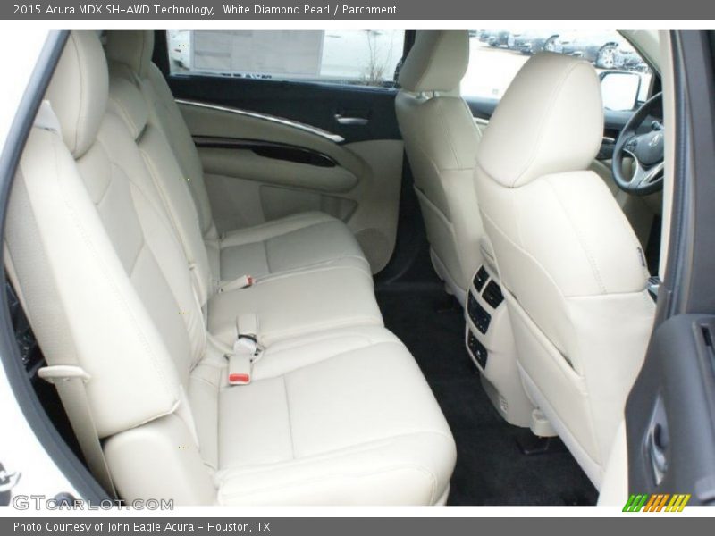 White Diamond Pearl / Parchment 2015 Acura MDX SH-AWD Technology
