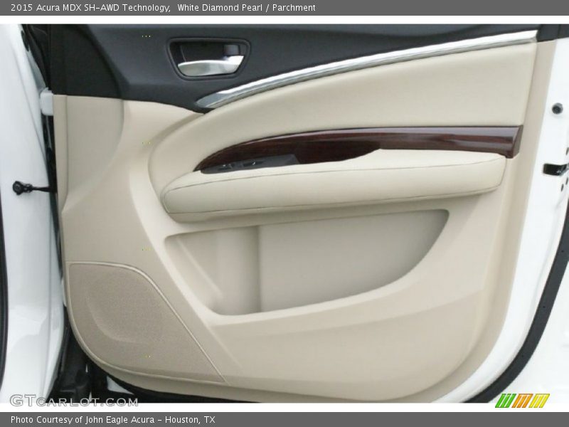 White Diamond Pearl / Parchment 2015 Acura MDX SH-AWD Technology