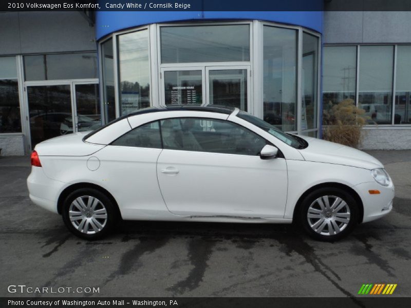 Candy White / Cornsilk Beige 2010 Volkswagen Eos Komfort