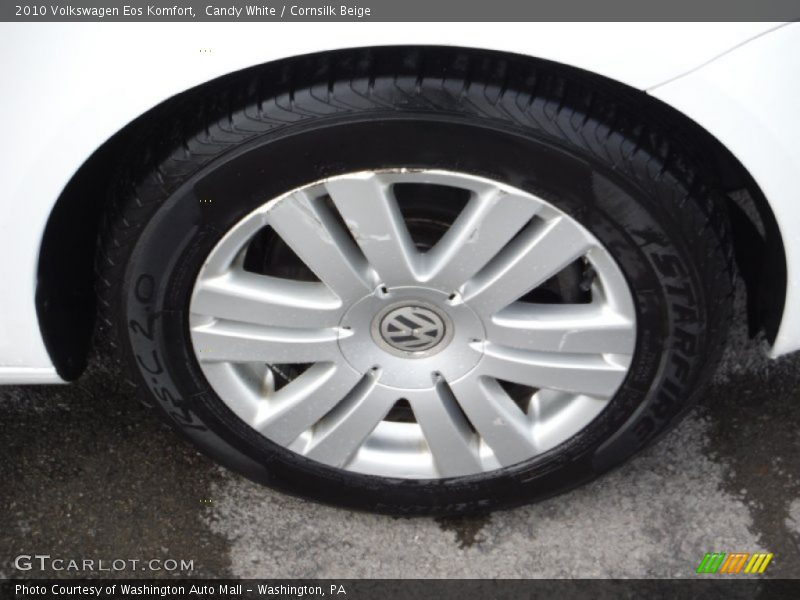 Candy White / Cornsilk Beige 2010 Volkswagen Eos Komfort