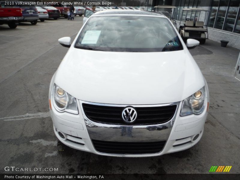 Candy White / Cornsilk Beige 2010 Volkswagen Eos Komfort