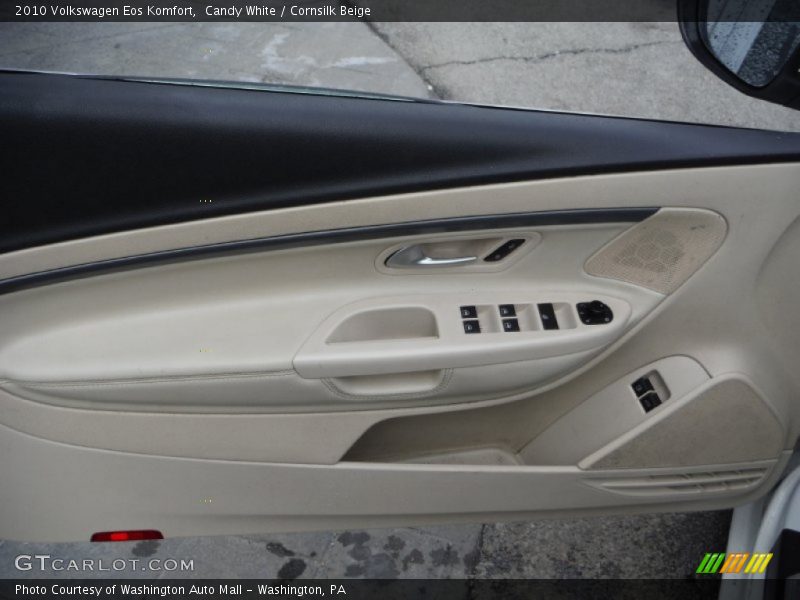 Candy White / Cornsilk Beige 2010 Volkswagen Eos Komfort