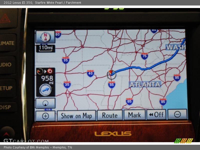 Starfire White Pearl / Parchment 2012 Lexus ES 350