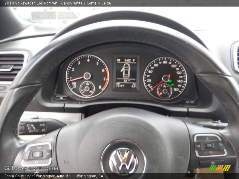 Candy White / Cornsilk Beige 2010 Volkswagen Eos Komfort