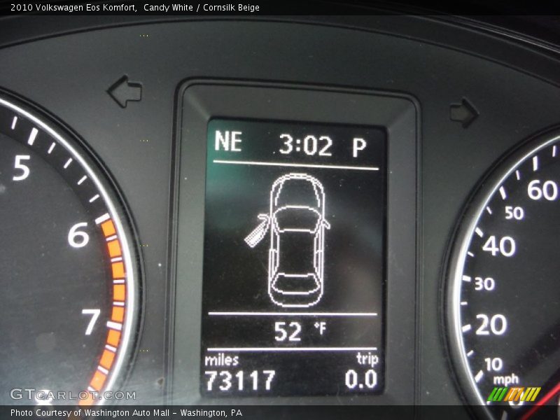 Candy White / Cornsilk Beige 2010 Volkswagen Eos Komfort
