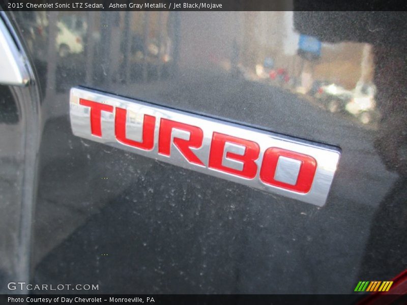 Ashen Gray Metallic / Jet Black/Mojave 2015 Chevrolet Sonic LTZ Sedan