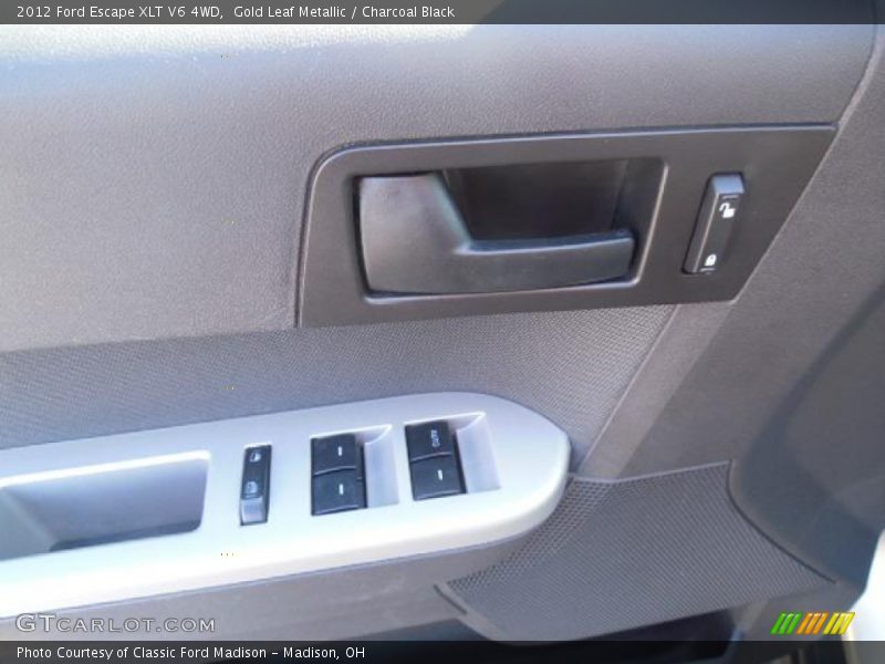 Gold Leaf Metallic / Charcoal Black 2012 Ford Escape XLT V6 4WD