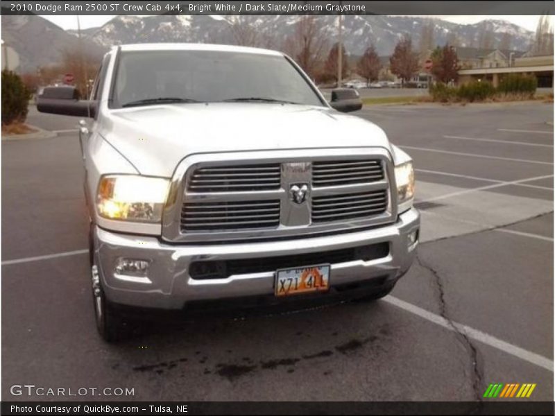 Bright White / Dark Slate/Medium Graystone 2010 Dodge Ram 2500 ST Crew Cab 4x4