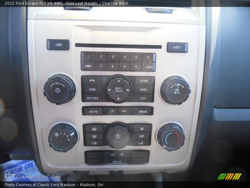 Gold Leaf Metallic / Charcoal Black 2012 Ford Escape XLT V6 4WD