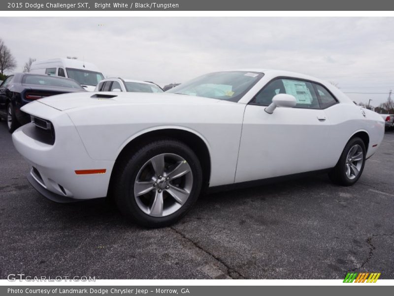 Bright White / Black/Tungsten 2015 Dodge Challenger SXT