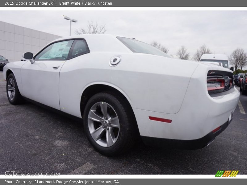 Bright White / Black/Tungsten 2015 Dodge Challenger SXT