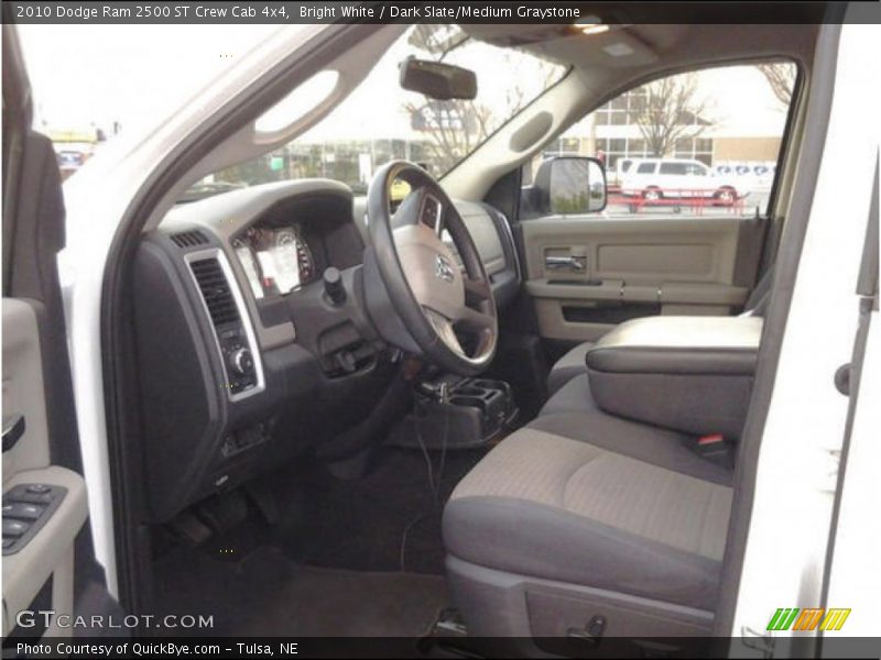 Bright White / Dark Slate/Medium Graystone 2010 Dodge Ram 2500 ST Crew Cab 4x4