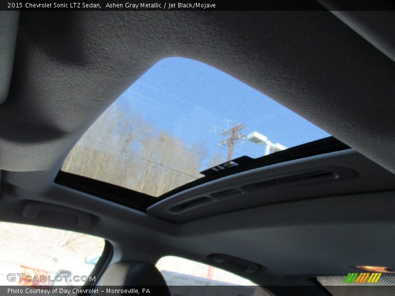 Ashen Gray Metallic / Jet Black/Mojave 2015 Chevrolet Sonic LTZ Sedan