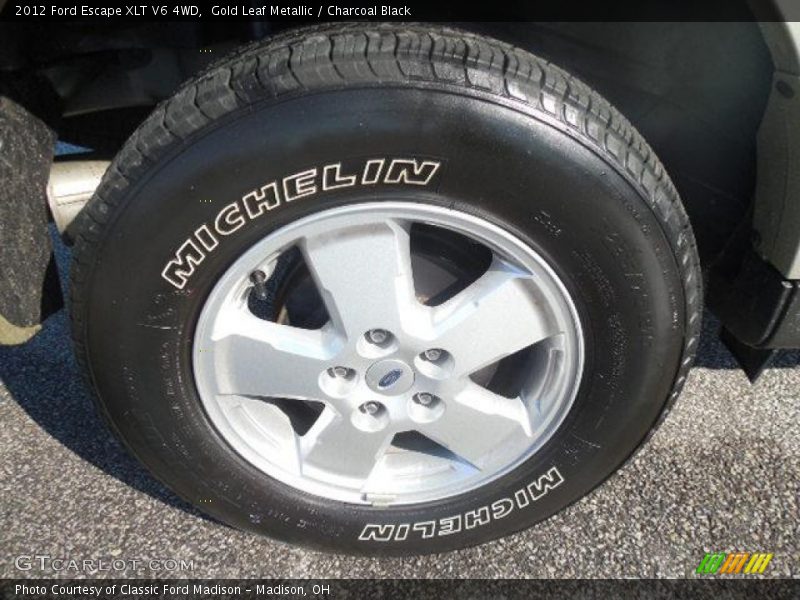 Gold Leaf Metallic / Charcoal Black 2012 Ford Escape XLT V6 4WD