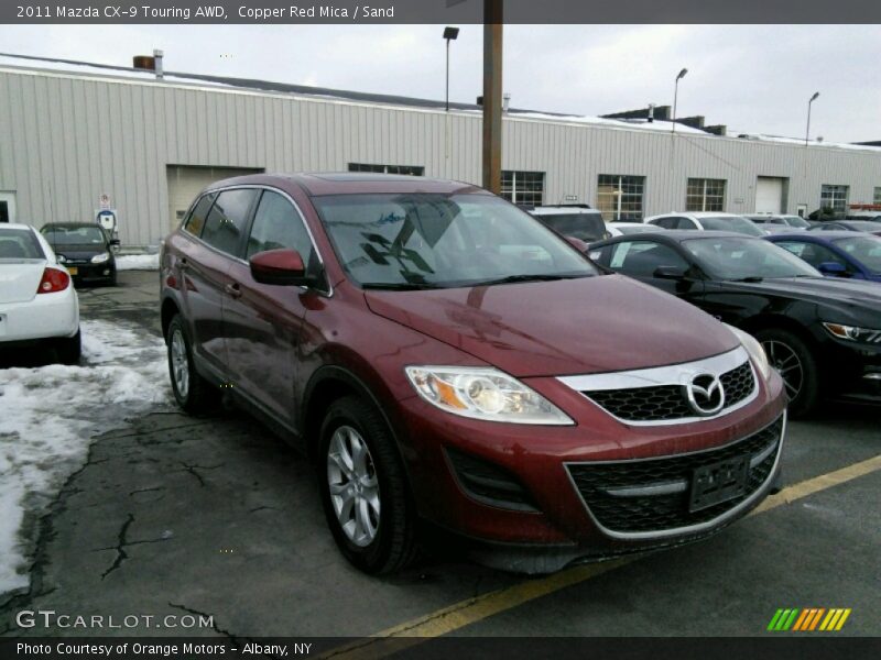 Copper Red Mica / Sand 2011 Mazda CX-9 Touring AWD