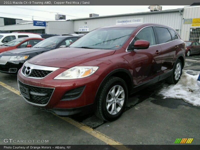 Copper Red Mica / Sand 2011 Mazda CX-9 Touring AWD