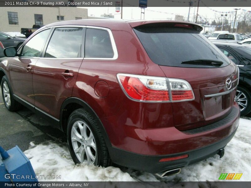 Copper Red Mica / Sand 2011 Mazda CX-9 Touring AWD