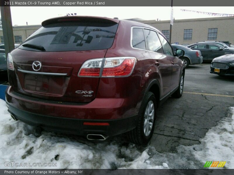 Copper Red Mica / Sand 2011 Mazda CX-9 Touring AWD