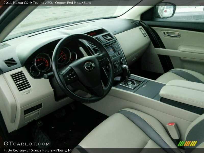 Copper Red Mica / Sand 2011 Mazda CX-9 Touring AWD