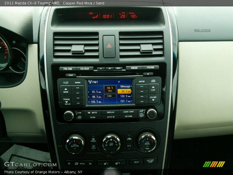 Copper Red Mica / Sand 2011 Mazda CX-9 Touring AWD