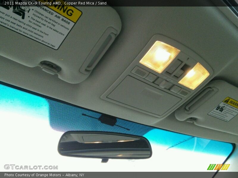 Copper Red Mica / Sand 2011 Mazda CX-9 Touring AWD