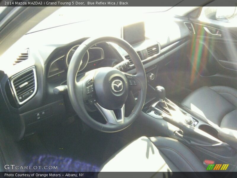 Blue Reflex Mica / Black 2014 Mazda MAZDA3 i Grand Touring 5 Door