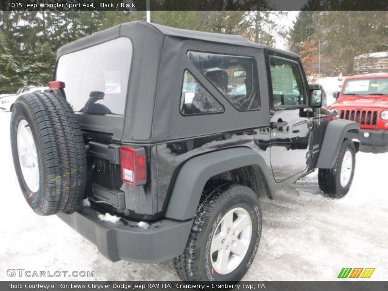Black / Black 2015 Jeep Wrangler Sport 4x4