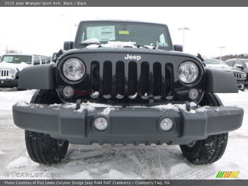 Black / Black 2015 Jeep Wrangler Sport 4x4
