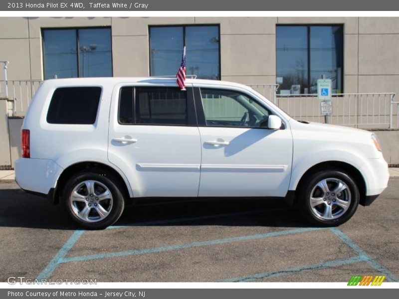 Taffeta White / Gray 2013 Honda Pilot EX 4WD