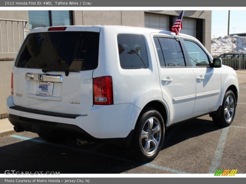 Taffeta White / Gray 2013 Honda Pilot EX 4WD